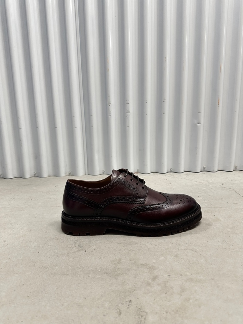Prescott Classic Men’s Wingtip Brogue Derby in Brown